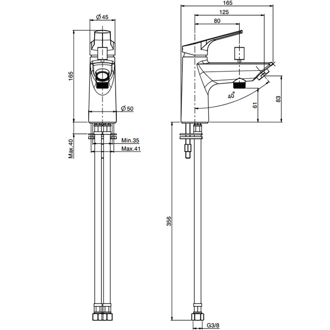 Смеситель для ванны Fima Carlo Frattini Serie 4 F3784/9NCR (хром)