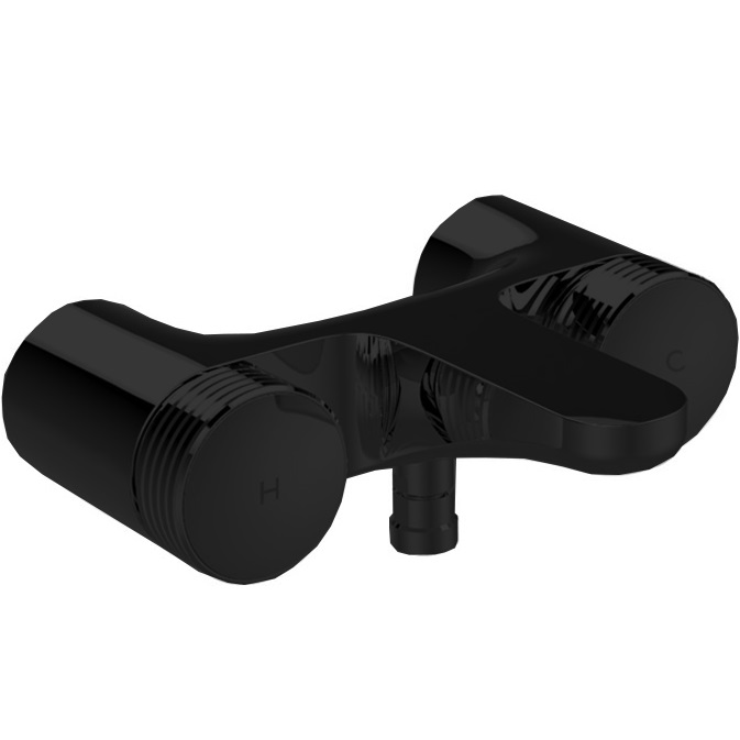 Смеситель для ванны Fima Carlo Frattini Texture Collection F5604/1HNS (черный матовый), с изливом