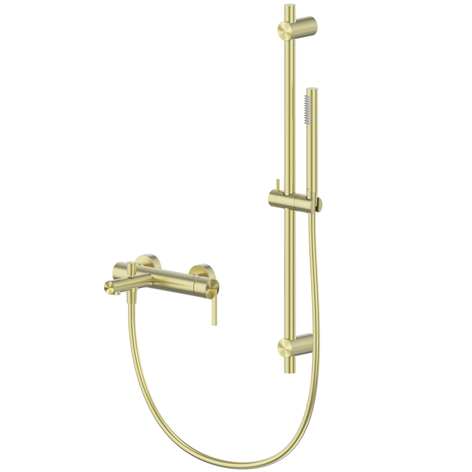 Смеситель для ванны и душа Abber Perfekte 316 AF8A90BG (золото брашированное)