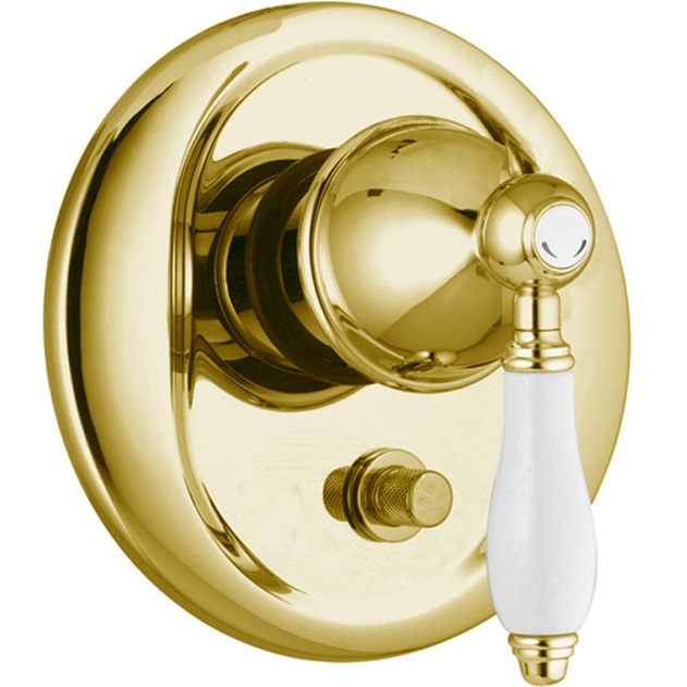 Смеситель для ванны и душа Fima Carlo Frattini Herend F5409X2OR (золотой)