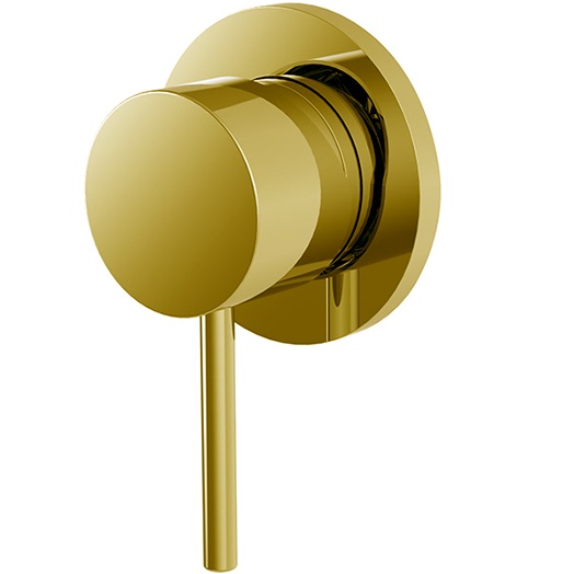 Смеситель для ванны и душа скрытого монтажа Fima Carlo Frattini Spillo Up F3033N1OR (золотой)