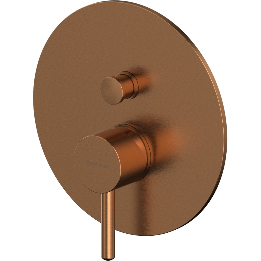 Смеситель для ванны и душа скрытого монтажа Whitecross Серия Y Y1235CPB (медь брашированная), 2 источника