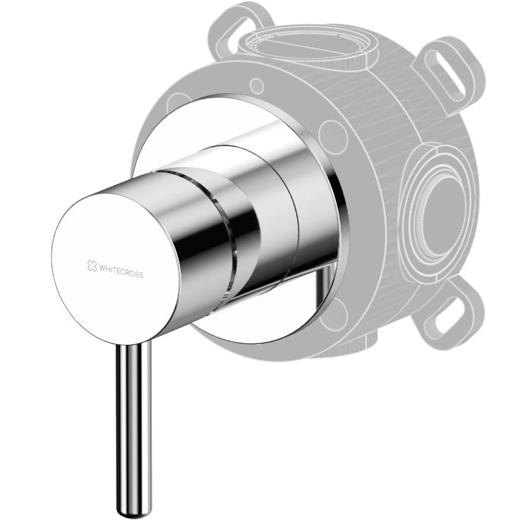 Смеситель для ванны и душа скрытого монтажа Whitecross Серия Y Y1241CR (хром), 1 источник