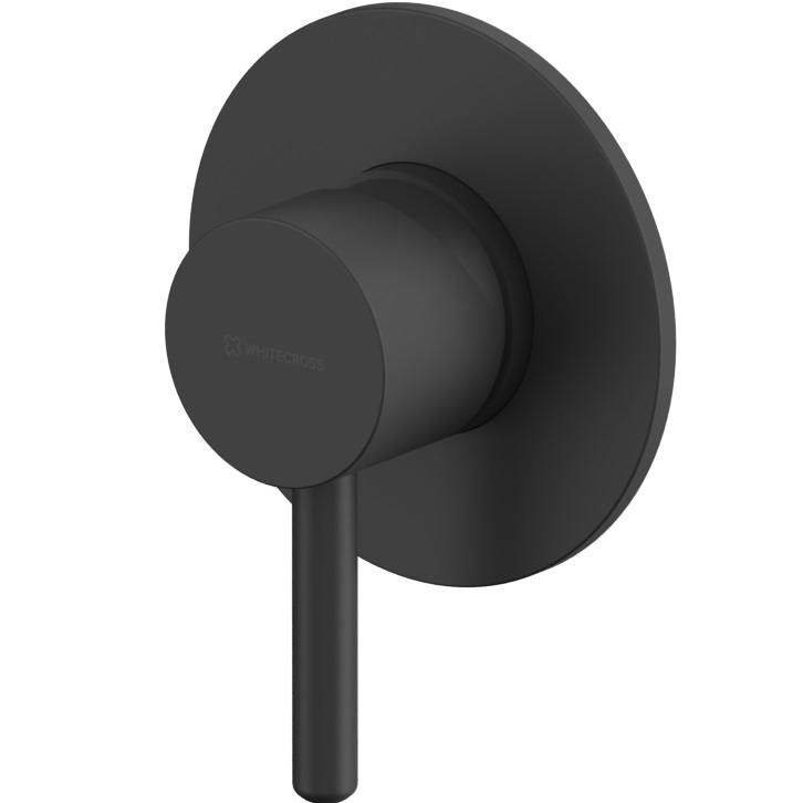 Смеситель для ванны и душа скрытого монтажа Whitecross Серия Y Y1245BL (черный матовый), 1 источник