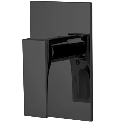 Смеситель для ванны и душа встроенный Fima Carlo Frattini Zeta F3969X1NS (черный матовый)