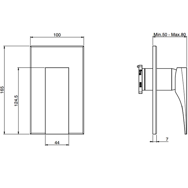 Смеситель для ванны и душа встроенный Fima Carlo Frattini Zeta F3969X1OR (золотой)