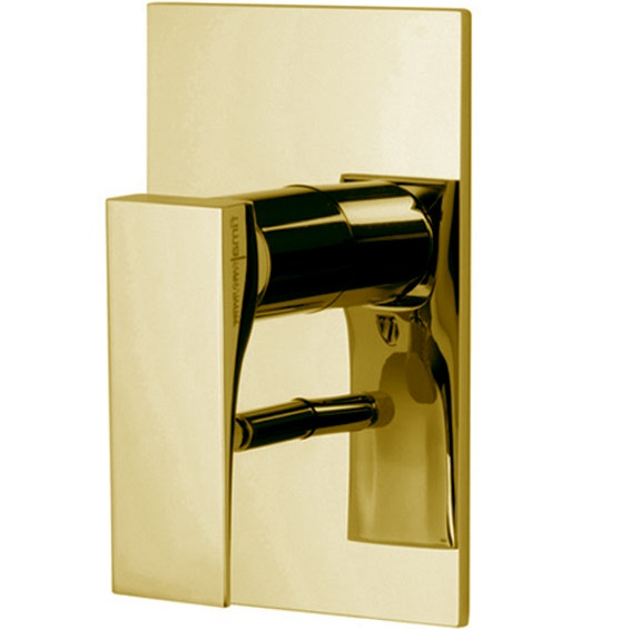 Смеситель для ванны и душа встроенный Fima Carlo Frattini Zeta F3969X2OR (золотой)