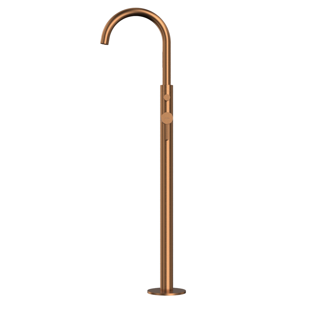 Смеситель для ванны напольный  Whitecross Серия Y Y1233CPB (медь брашированная)