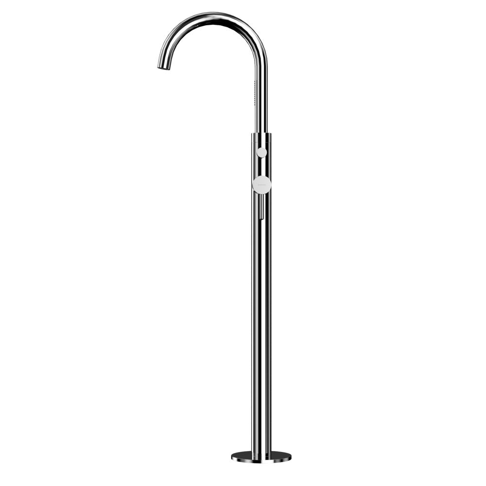 Смеситель для ванны напольный  Whitecross Серия Y Y1233CR (хром)