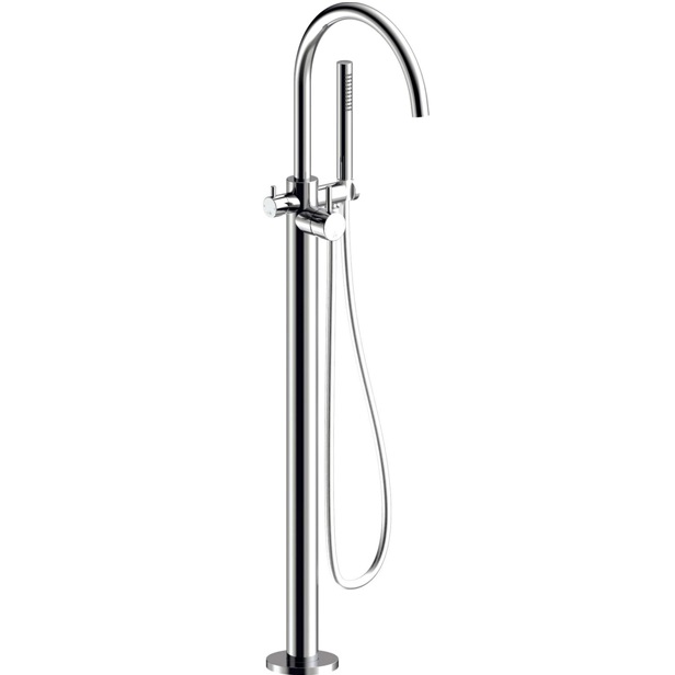 Смеситель для ванны напольный Almar E216000.CR (хром)