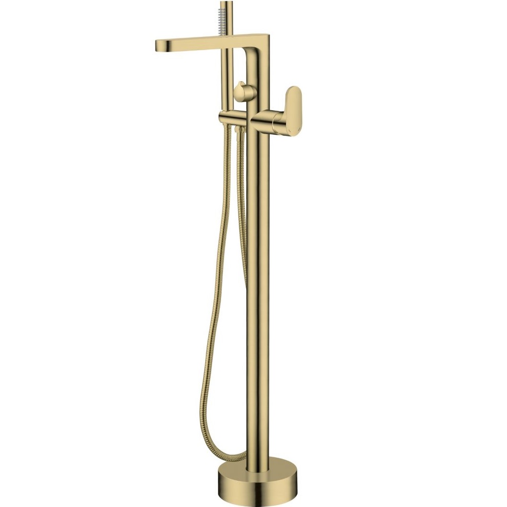 Смеситель для ванны напольный Boheme Spectre 459-BR (бронза)