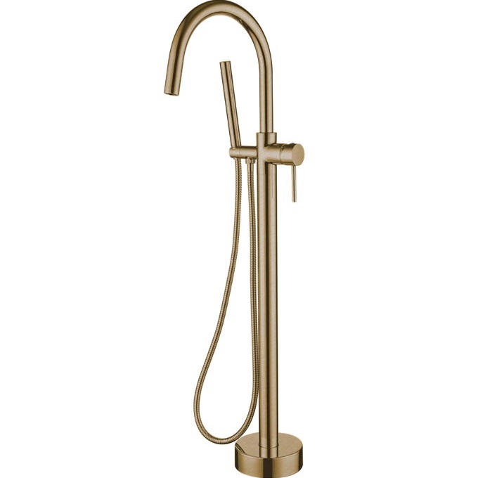 Смеситель для ванны напольный Boheme Uno 469-BR (бронза)