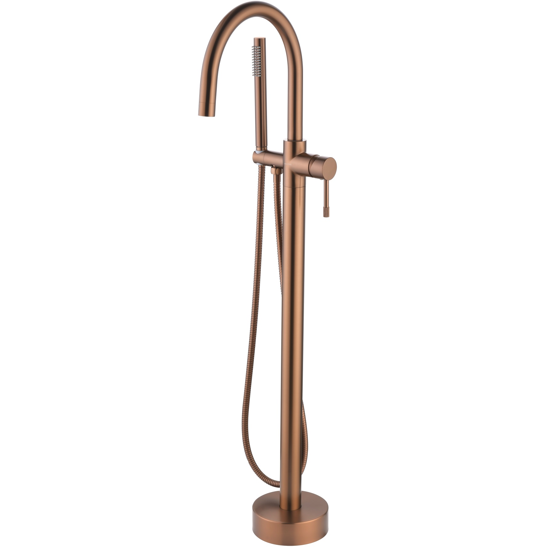 Смеситель для ванны напольный Boheme Uno 469-CB (медь брашированная)