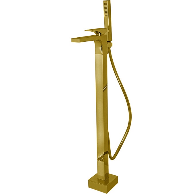Смеситель для ванны напольный Fima Carlo Frattini F39644NOR (золотой)
