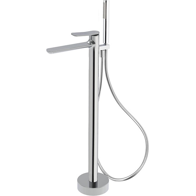 Смеситель для ванны напольный Fima Carlo Frattini Flo F3804/6NCR (хром)