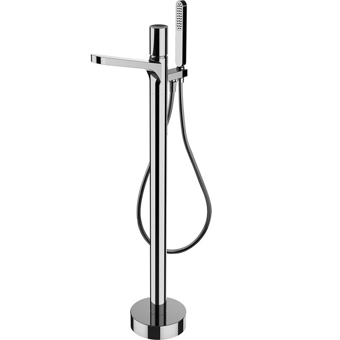 Смеситель для ванны напольный Fima Carlo Frattini Nomos Go F4164/4NCR (хром)