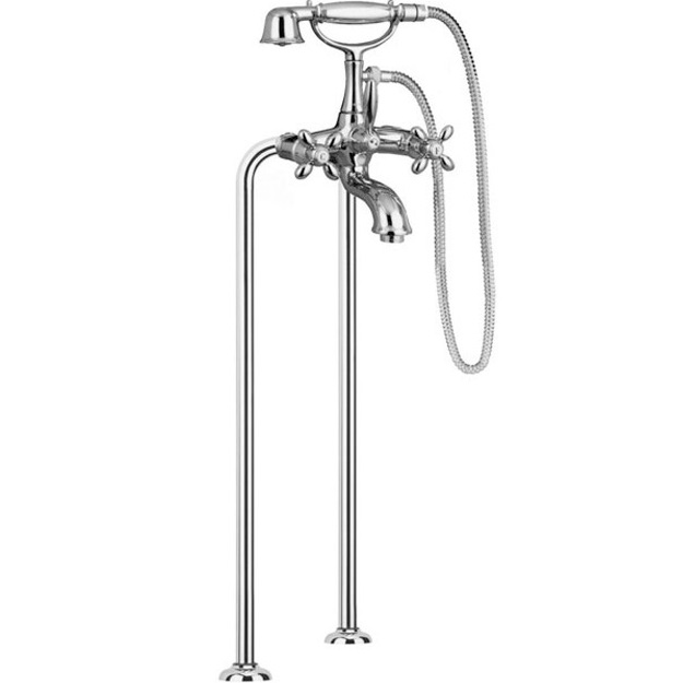 Смеситель для ванны напольный Fima Carlo Frattini Olivia F5004/4CR (хром)