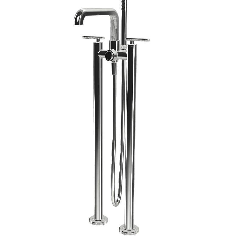 Смеситель для ванны напольный Fima Carlo Frattini Park Lane F1304/4CR (хром)