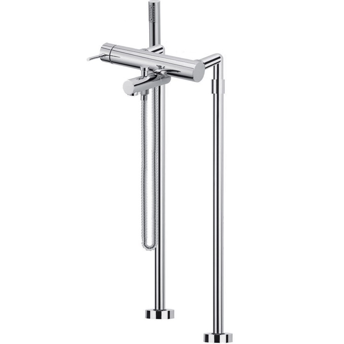 Смеситель для ванны напольный Fima Carlo Frattini Spillo Up F3034/4CR (хром)