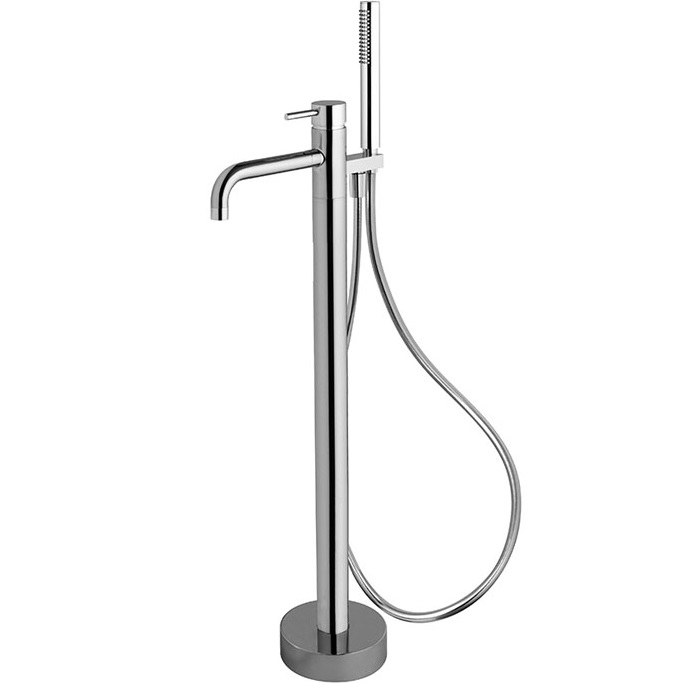 Смеситель для ванны напольный Fima Carlo Frattini Spillo Up F3034/6NCR (хром)