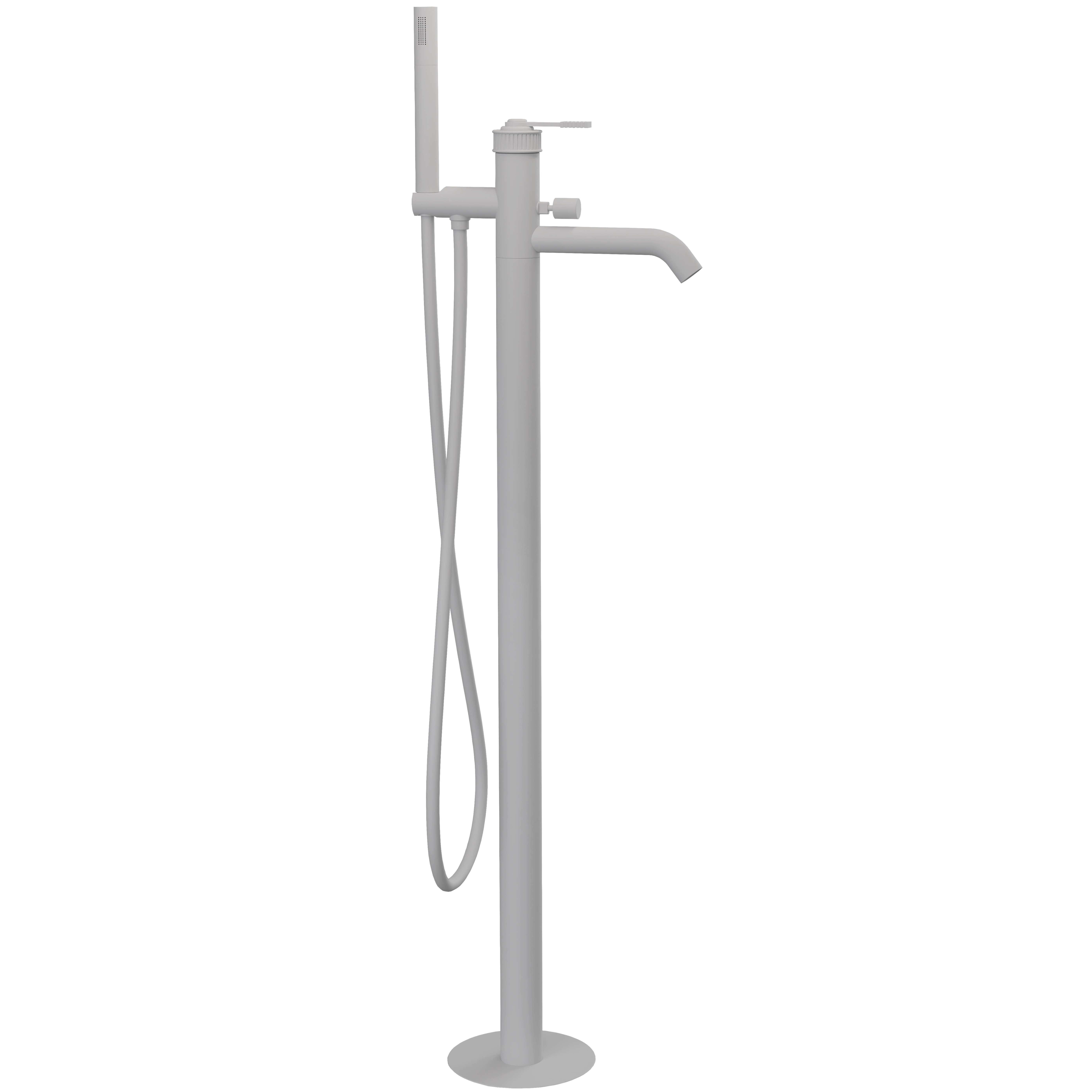 Смеситель для ванны напольный Remer Atelier AL08BO (белый матовый)