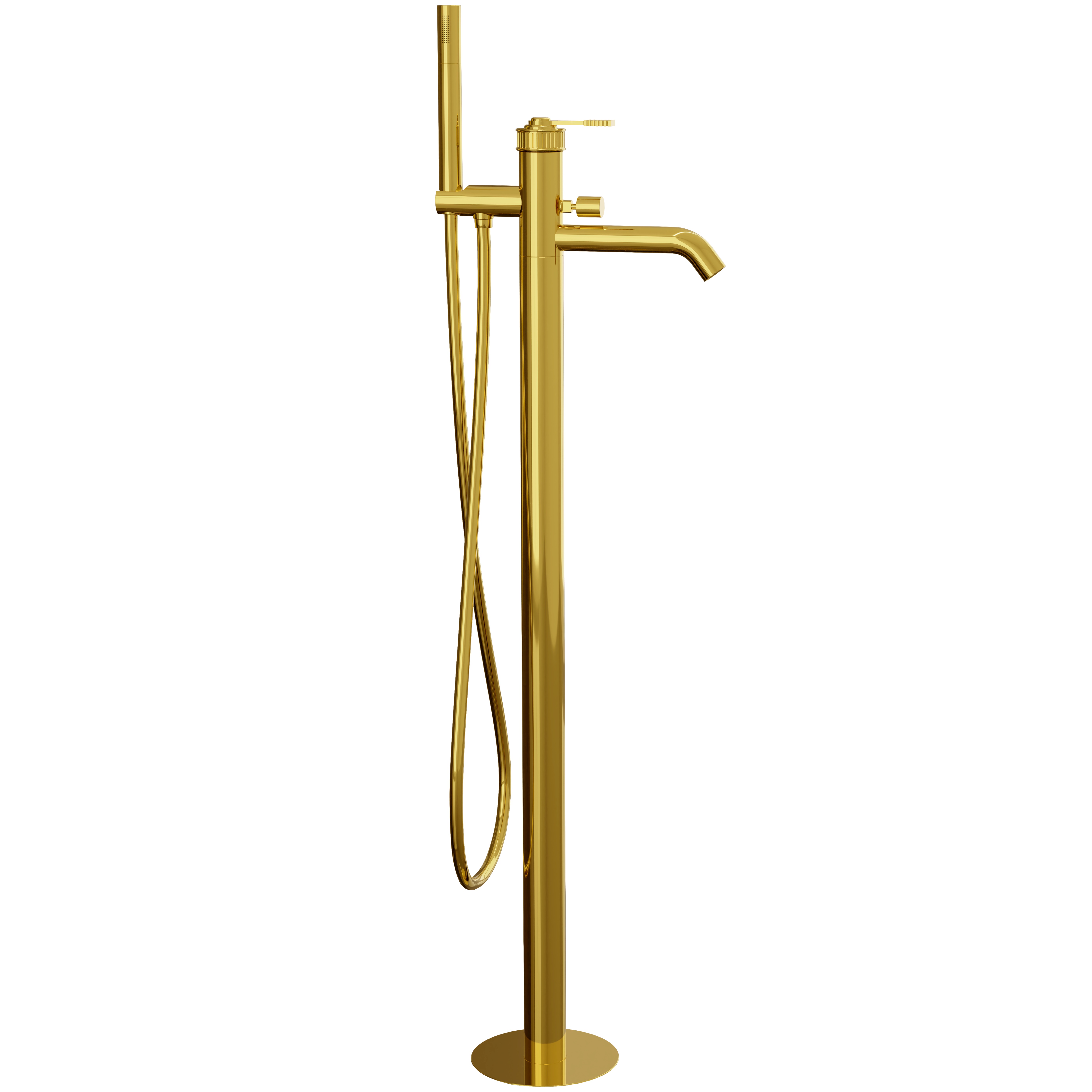 Смеситель для ванны напольный Remer Atelier AL08DO (золотой)