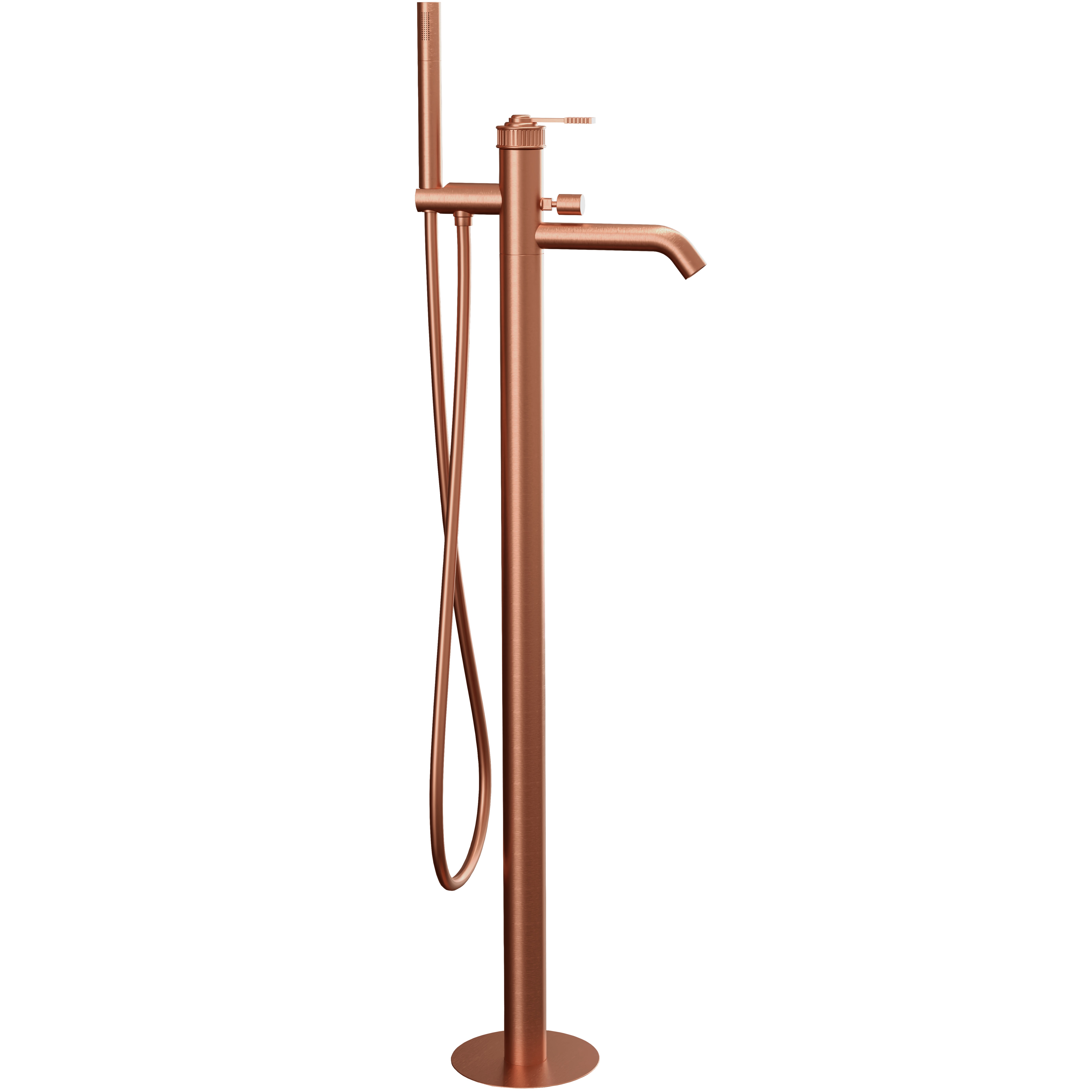 Смеситель для ванны напольный Remer Atelier AL08RP (медь брашированная)