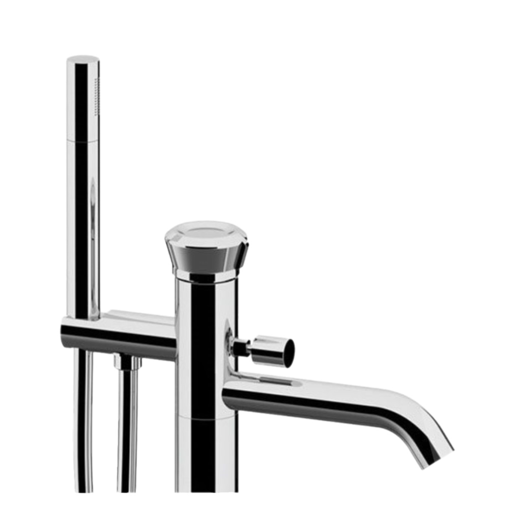 Смеситель для ванны напольный Remer Element ET08 (хром)