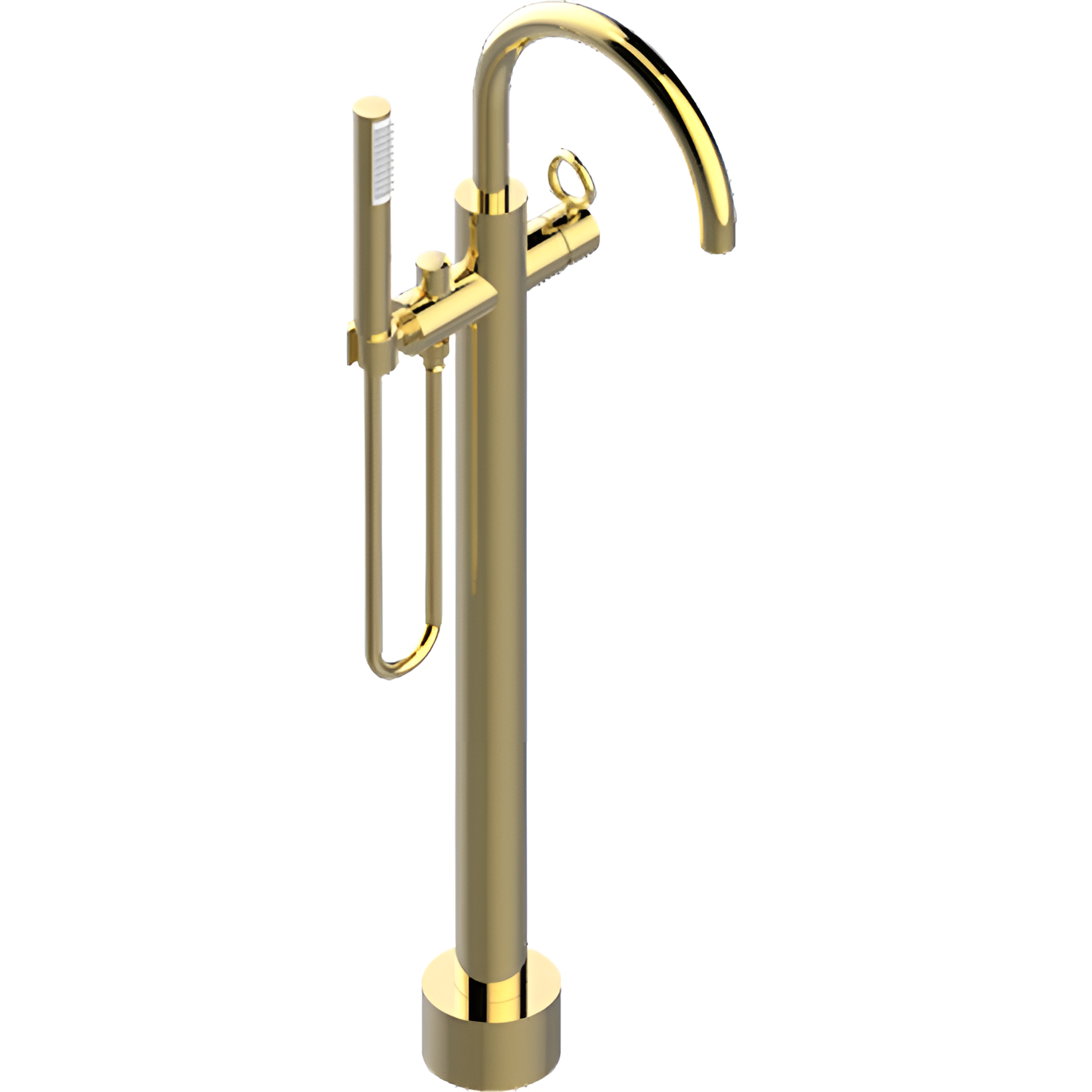 Смеситель для ванны напольный THG Collection O G4P-F31-6508S (золотой матовый)