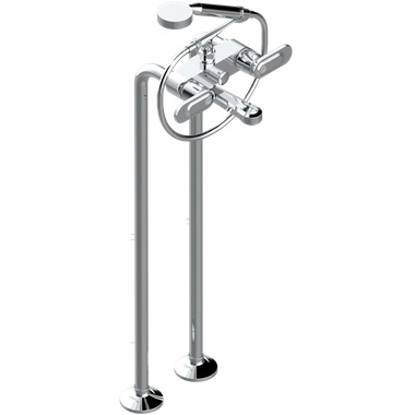 Смеситель для ванны напольный THG Corvair a manettes Fior di Bosco U8L-A02-13CS (хром), с изливом