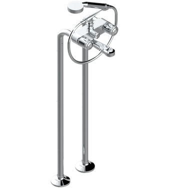 Смеситель для ванны напольный THG Corvair Fior di Bosco U8K-A02-13CS (хром), с изливом