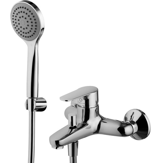 Смеситель для ванны настенный Fima Carlo Frattini Serie F3834CR (хром), с изливом