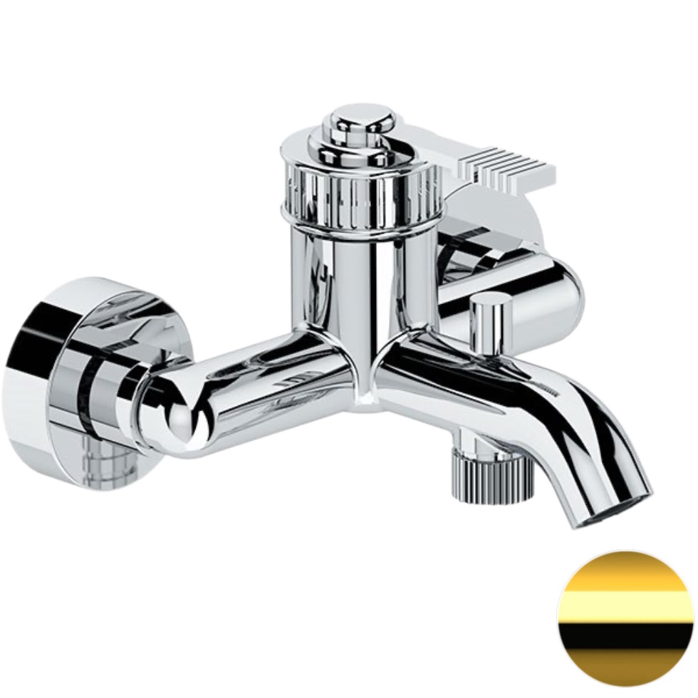 Смеситель для ванны настенный Remer Atelier AL05DO (золотой)