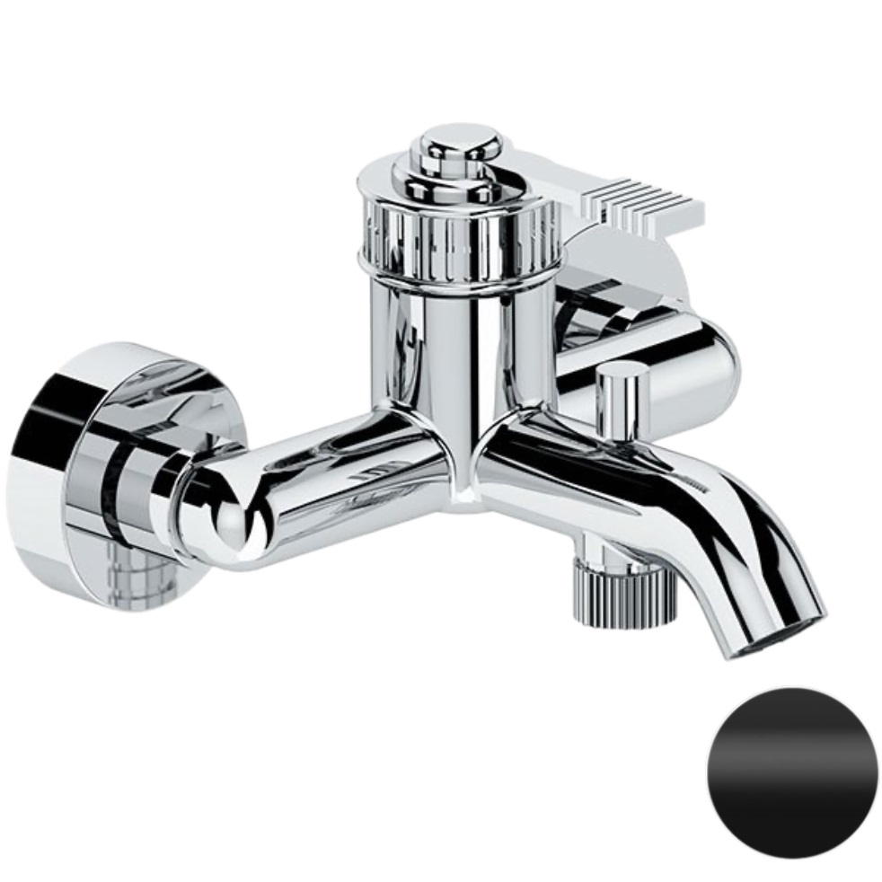 Смеситель для ванны настенный Remer Atelier AL05NO (черный матовый)