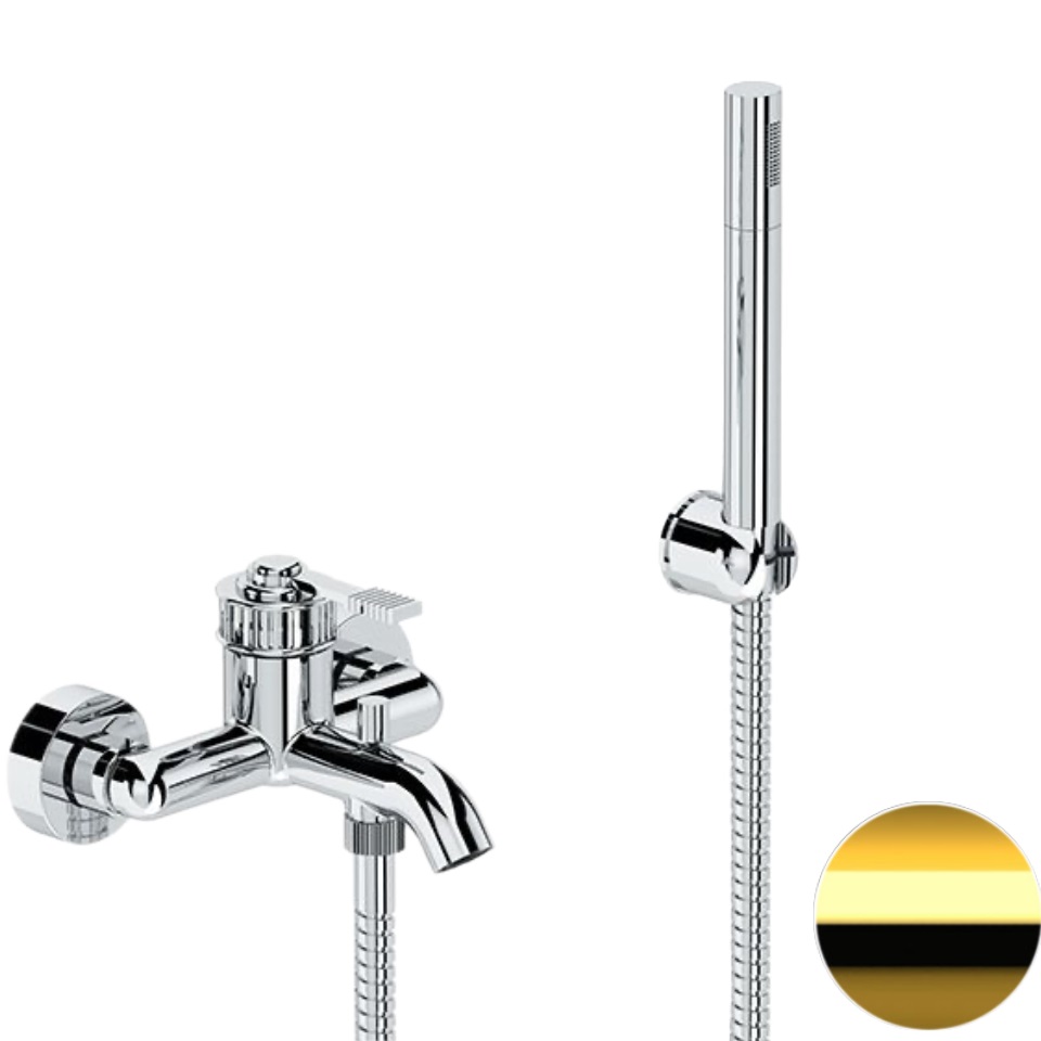 Смеситель для ванны Remer Atelier AL02DO (золотой), с изливом