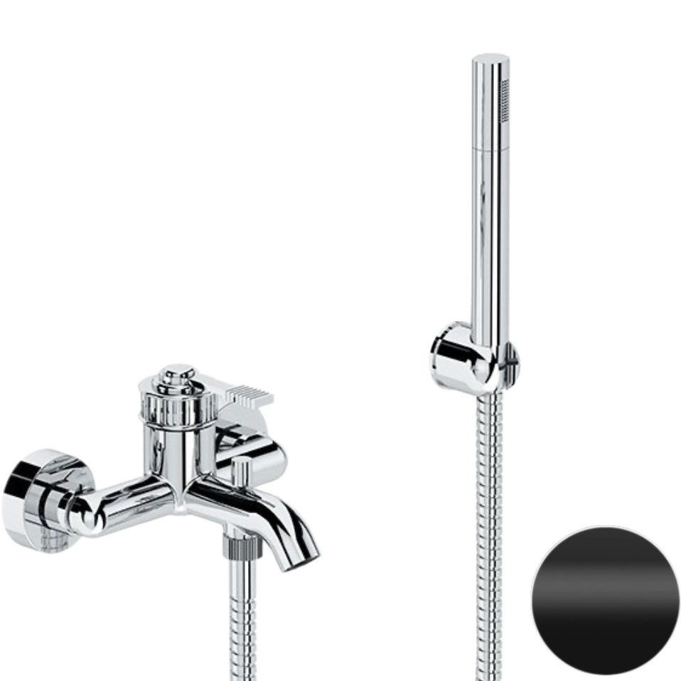 Смеситель для ванны Remer Atelier AL02NO (черный матовый), с изливом