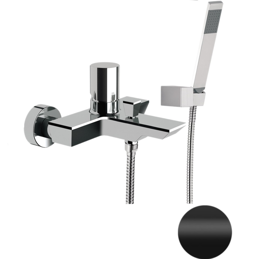 Смеситель для ванны Remer Edge EG502NO (черный матовый)