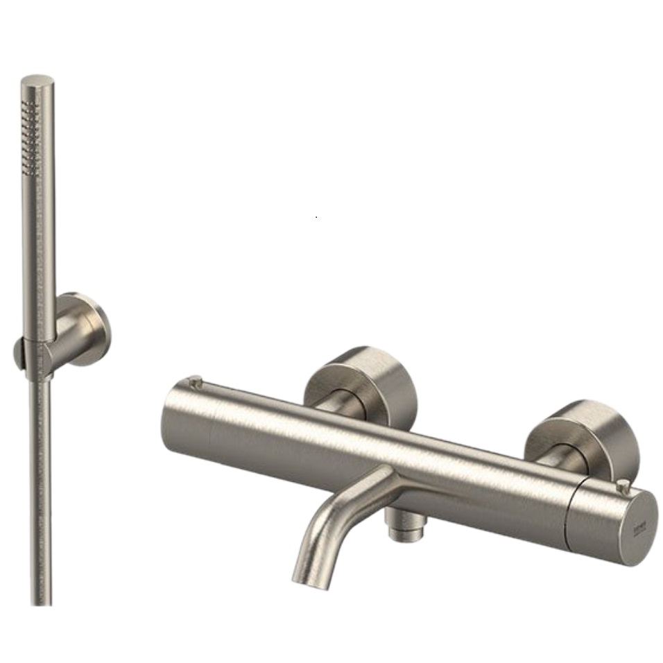 Смеситель для ванны Remer X Style Inox SSXT02 (сталь), с термостатом