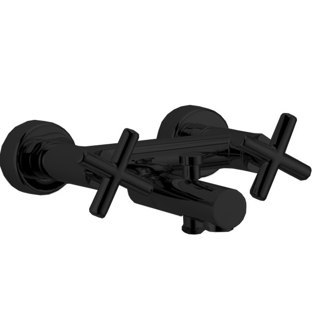 Смеситель для ванны Fima Carlo Frattini Maxima F5304/1NS (черный матовый), с изливом