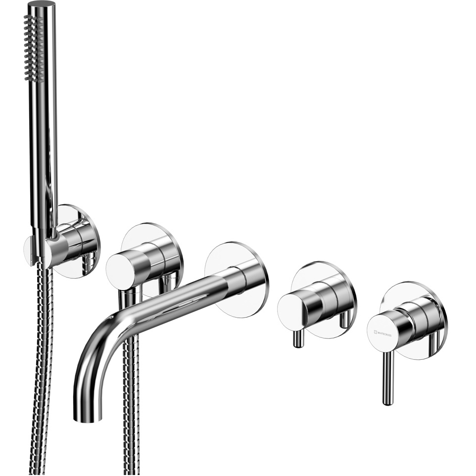 Смеситель для ванны скрытого монтажа Whitecross Серия Y Y1240CR (хром), с изливом