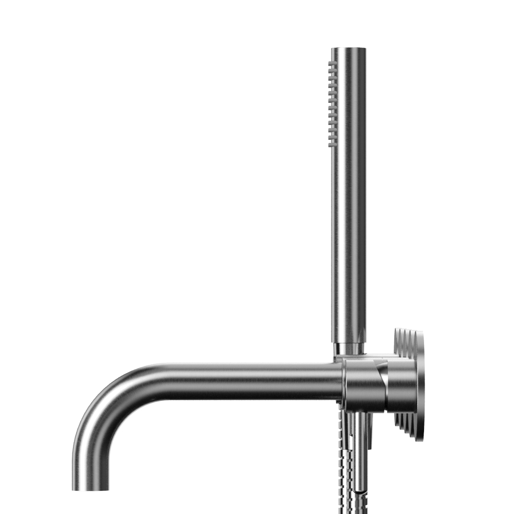 Смеситель для ванны скрытого монтажа Whitecross Серия Y Y1240NIB (никель брашированный), с изливом