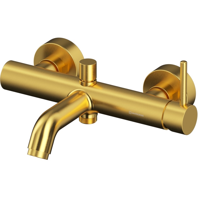 Смеситель для ванны Whitecross Серия Y Y1230GLB (золото брашированное), без душевого комплекта