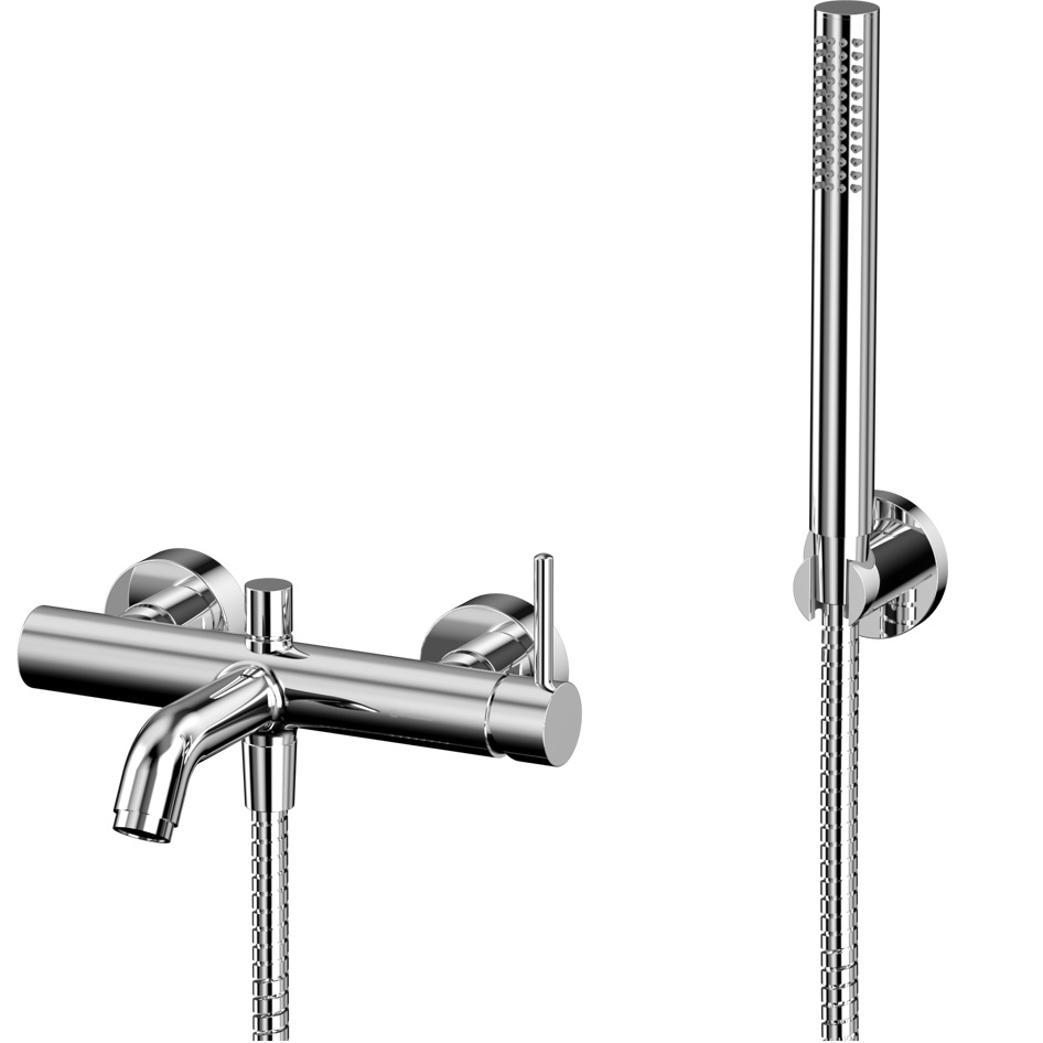 Смеситель для ванны Whitecross Серия Y Y1231CR (хром), с душевым комплектом