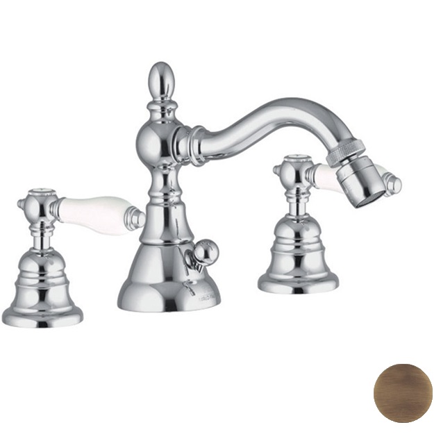 Смеситель на биде Fima Carlo Frattini Herend F5402BR (бронза), с донным клапаном