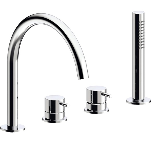 Смеситель на борт ванны Almar E214006.CR (хром)