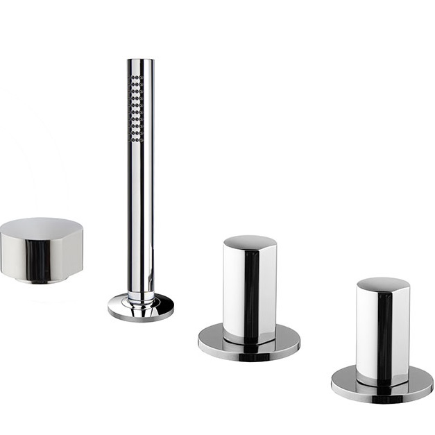 Смеситель на борт ванны двойной Fima Carlo Frattini So F3174/1CR (хром), без излива