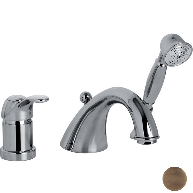 Смеситель на борт ванны Fima Carlo Frattini Lamp F3314BR (бронза), с изливом