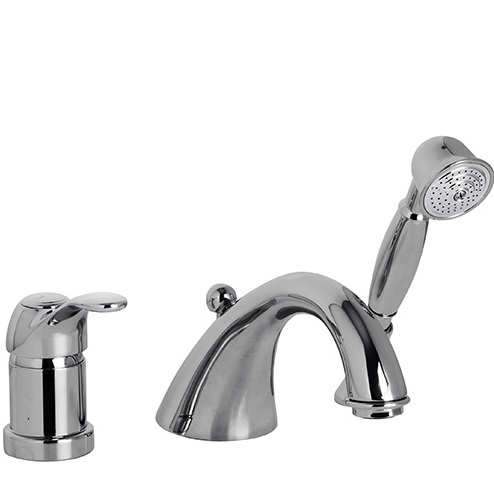 Смеситель на борт ванны Fima Carlo Frattini Lamp F3314CR (хром), с изливом