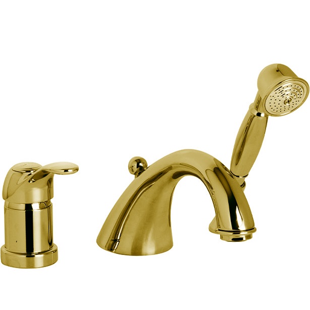 Смеситель на борт ванны Fima Carlo Frattini Lamp F3314OR (золотой), с изливом