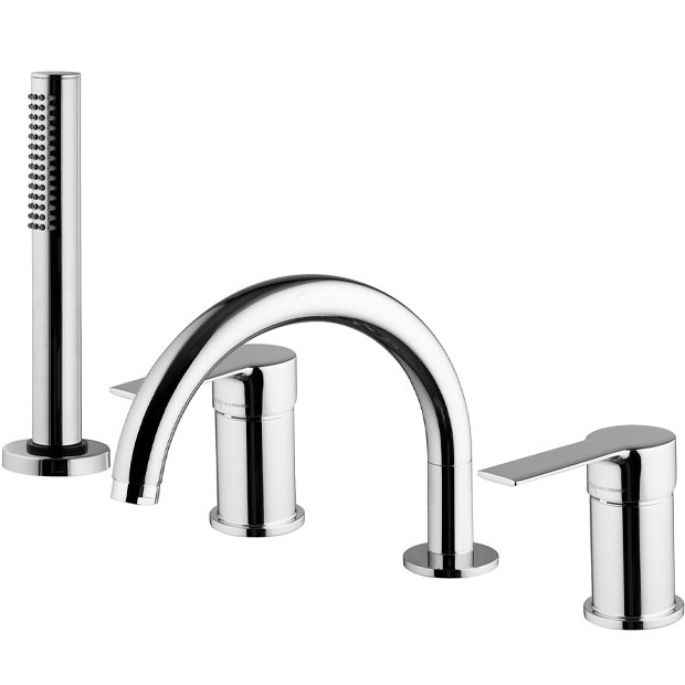 Смеситель на борт ванны Fima Carlo Frattini Mast F3144NCR (хром), с изливом